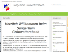 Tablet Screenshot of gv-saengerhain.de